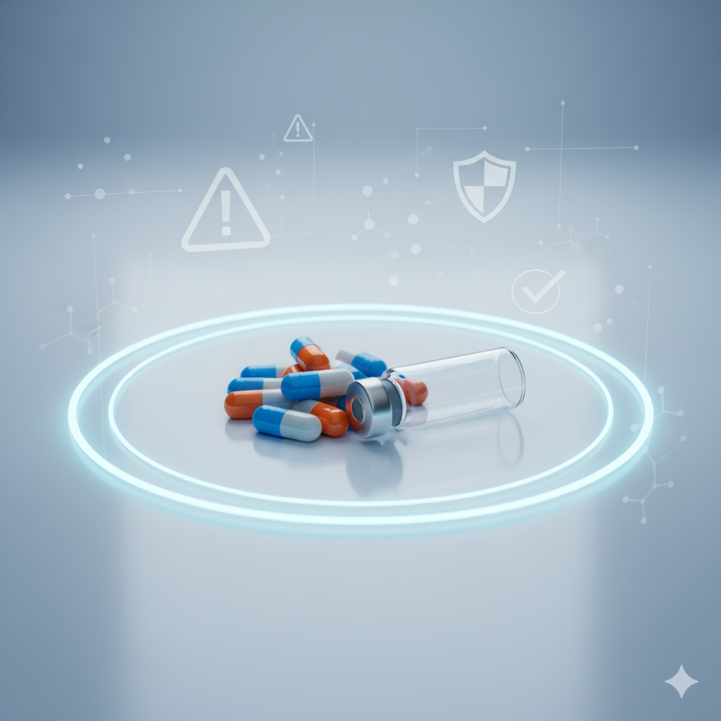Pharmaceutical Drug Safety Icon